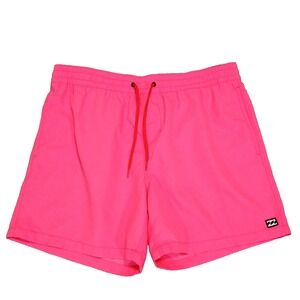 Billabong Mens All Day Layback Volley Shorts - Neon‎ Pink - New